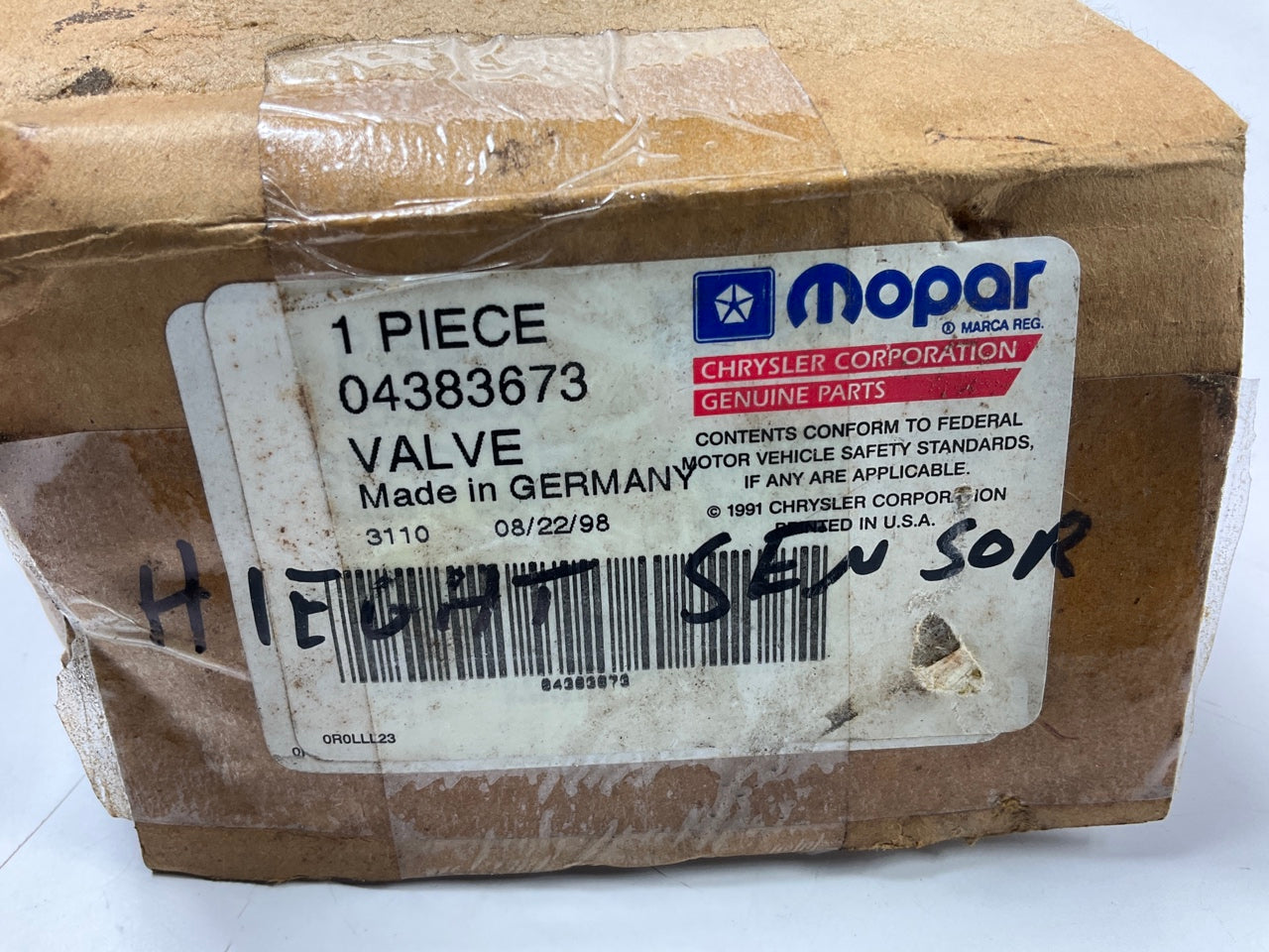 New Genuine OEM Mopar 4383673 Brake Proportioning Valve Assembly HGT Sensor