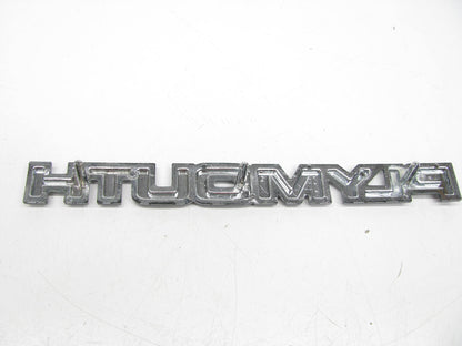 NOS OEM For  > PLYMOUTH < NAMEPLATE BADGE 4388209