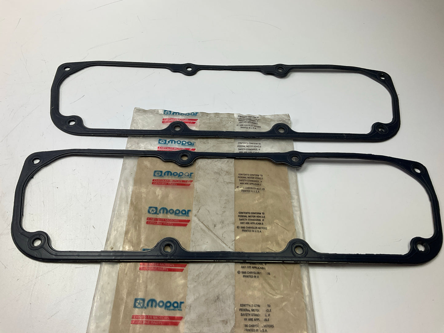 NEW GENUINE OEM Mopar 4448007 Valve Cover Gaskets, Pair
