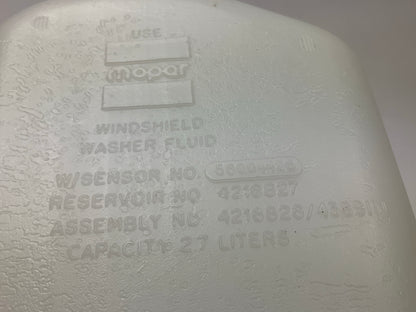 Mopar 4467345 Front Windshield Washer Bottle Reservoir Tank