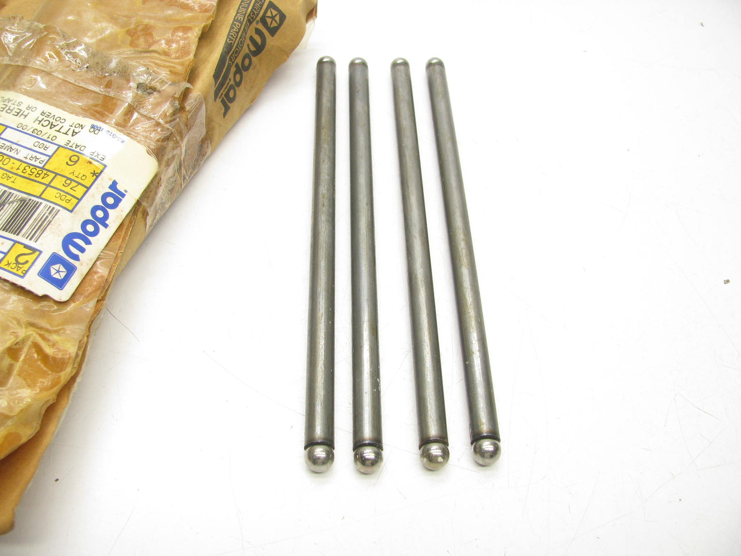 (4) NEW - OEM Mopar 4483721 Engine Push Rods