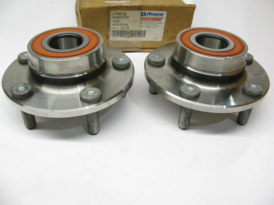 (2) NEW GENUINE OEM For Mopar 4582219 REAR Wheel Hubs