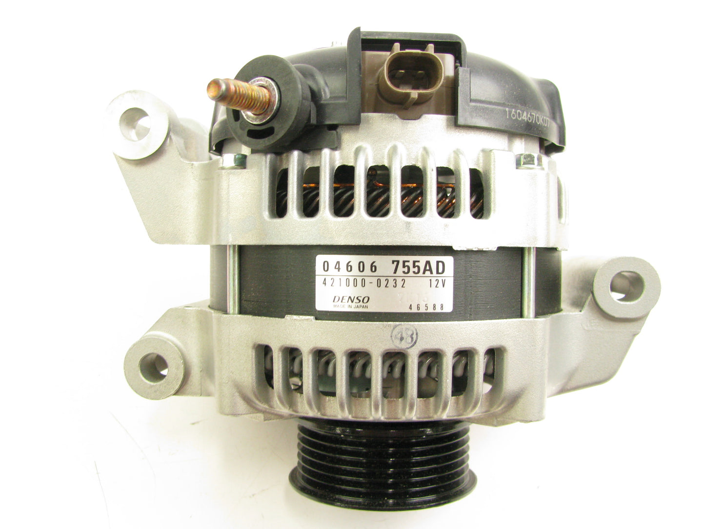 NEW - OEM 4606755AD Alternator 120 Amp For 2001-2006 Sebring & Stratus