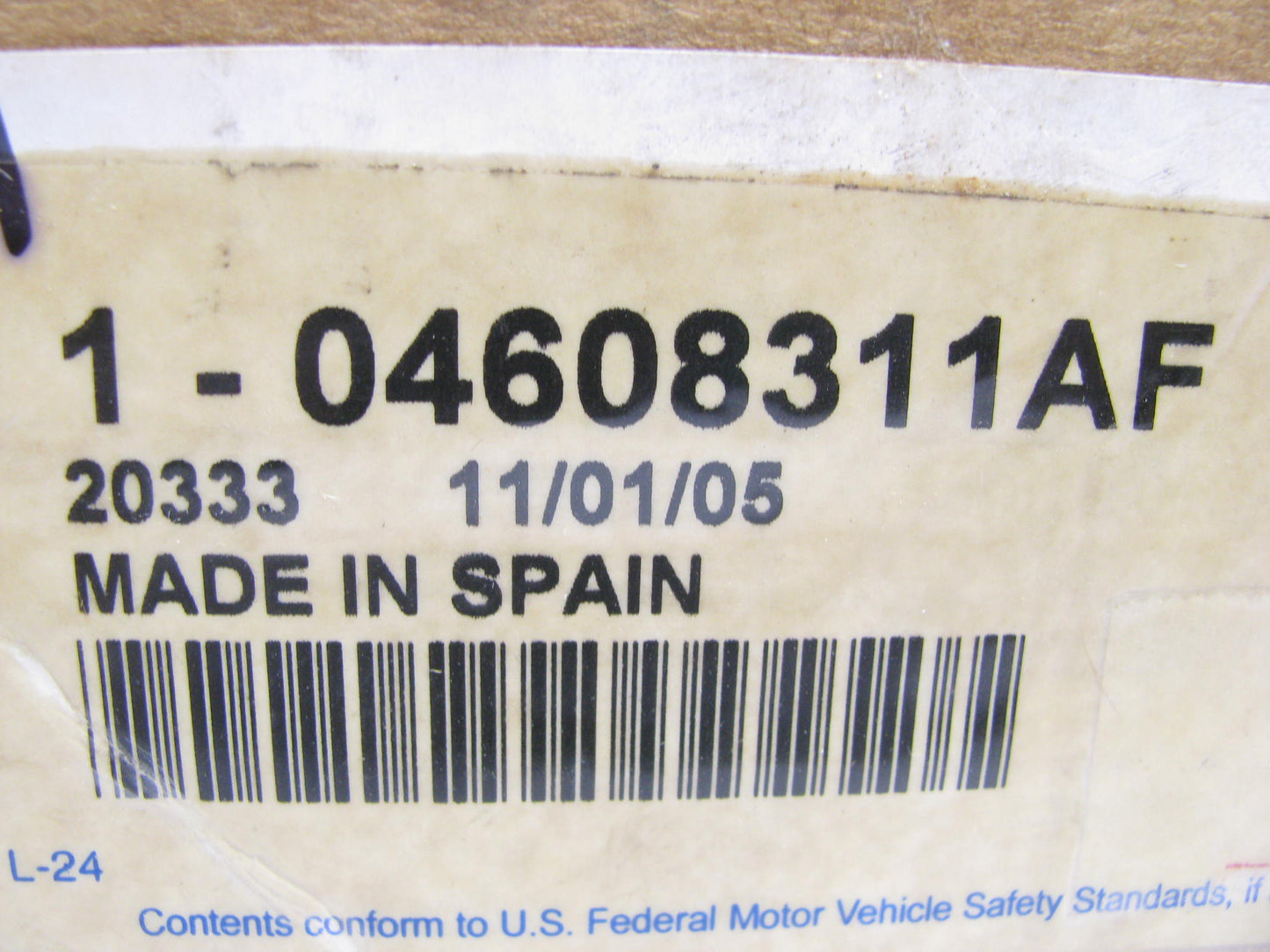NEW - OEM Mopar 4608311AF Low Note Horn W/ Bracket For 1998-1900 Breeze, Cirrus