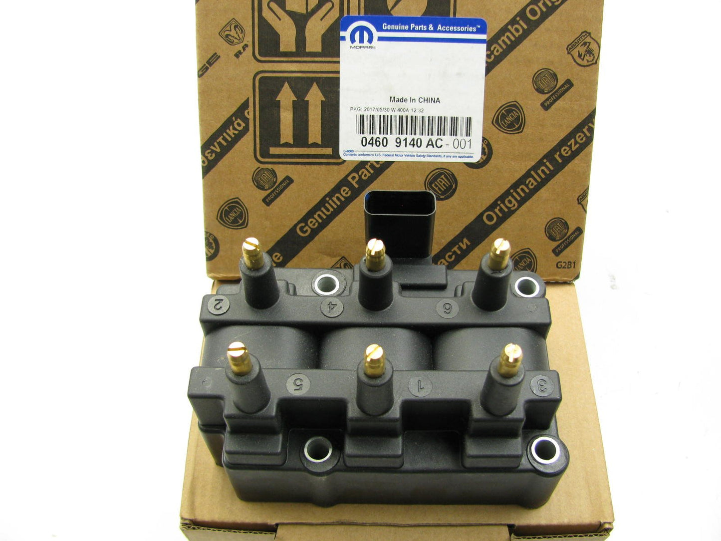 NEW - OEM 4609140AC Ignition Coil Pack For 1999-2000 Chrysler 3.3L 3.8 V6