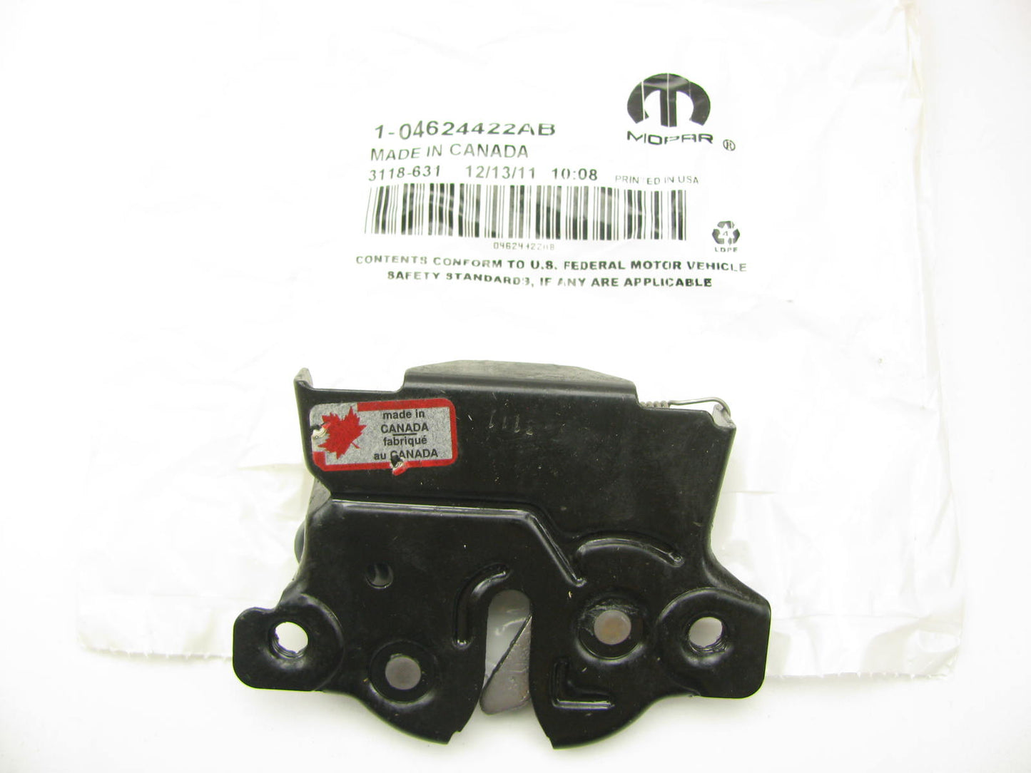 NEW - OEM 4624422AB Hood Lock Latch For 1993-1997 Concorde, LHS, Intrepid