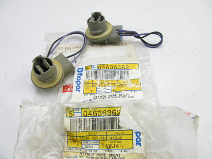 (2) NEW - OEM Mopar 4636362 Tail Light Taillamp Light Lamp Repair Socket