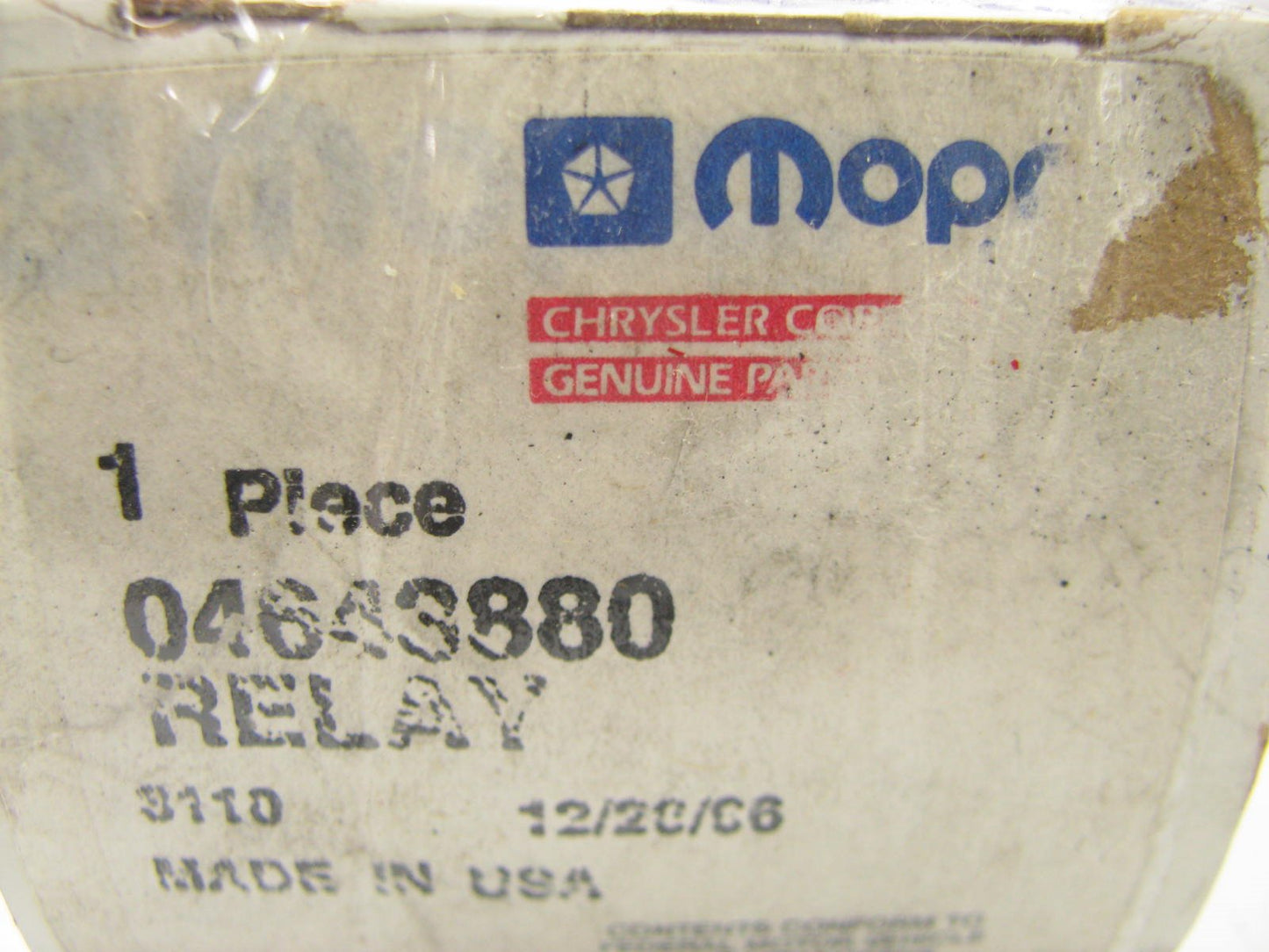 NEW Time Delay Relay 4643880 For 1992-1996 Dodge Viper 464387950732