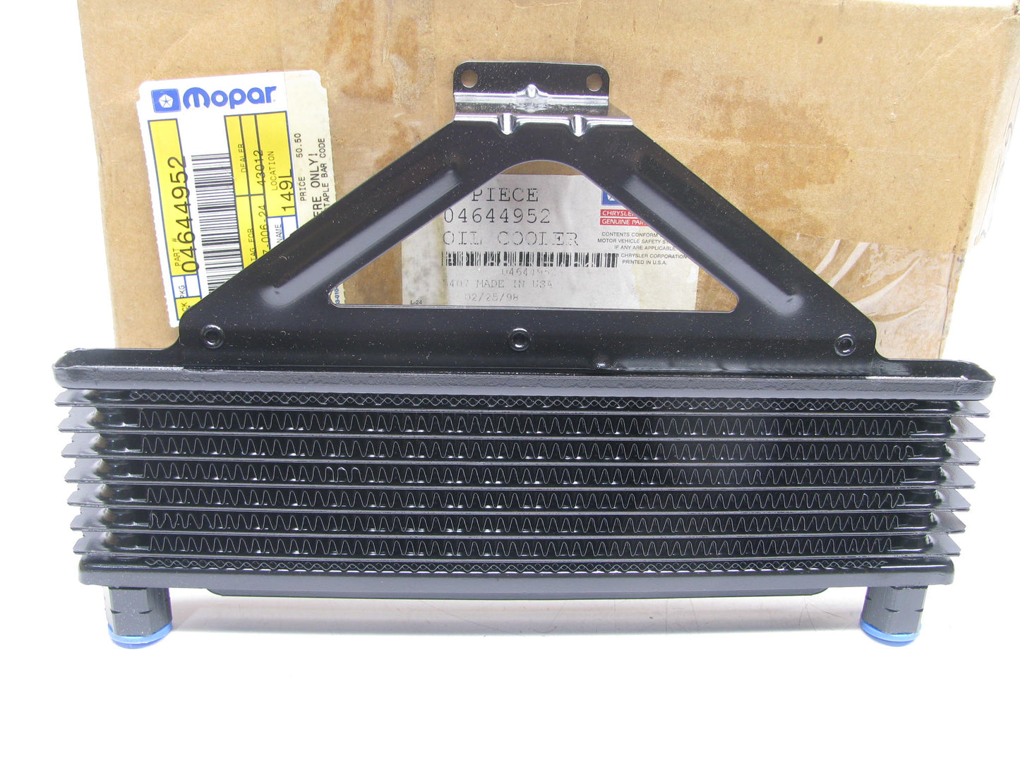 NOS - OEM 4644952 Transmission Oil Cooler For 1993-1995 Town & Country, Caravan