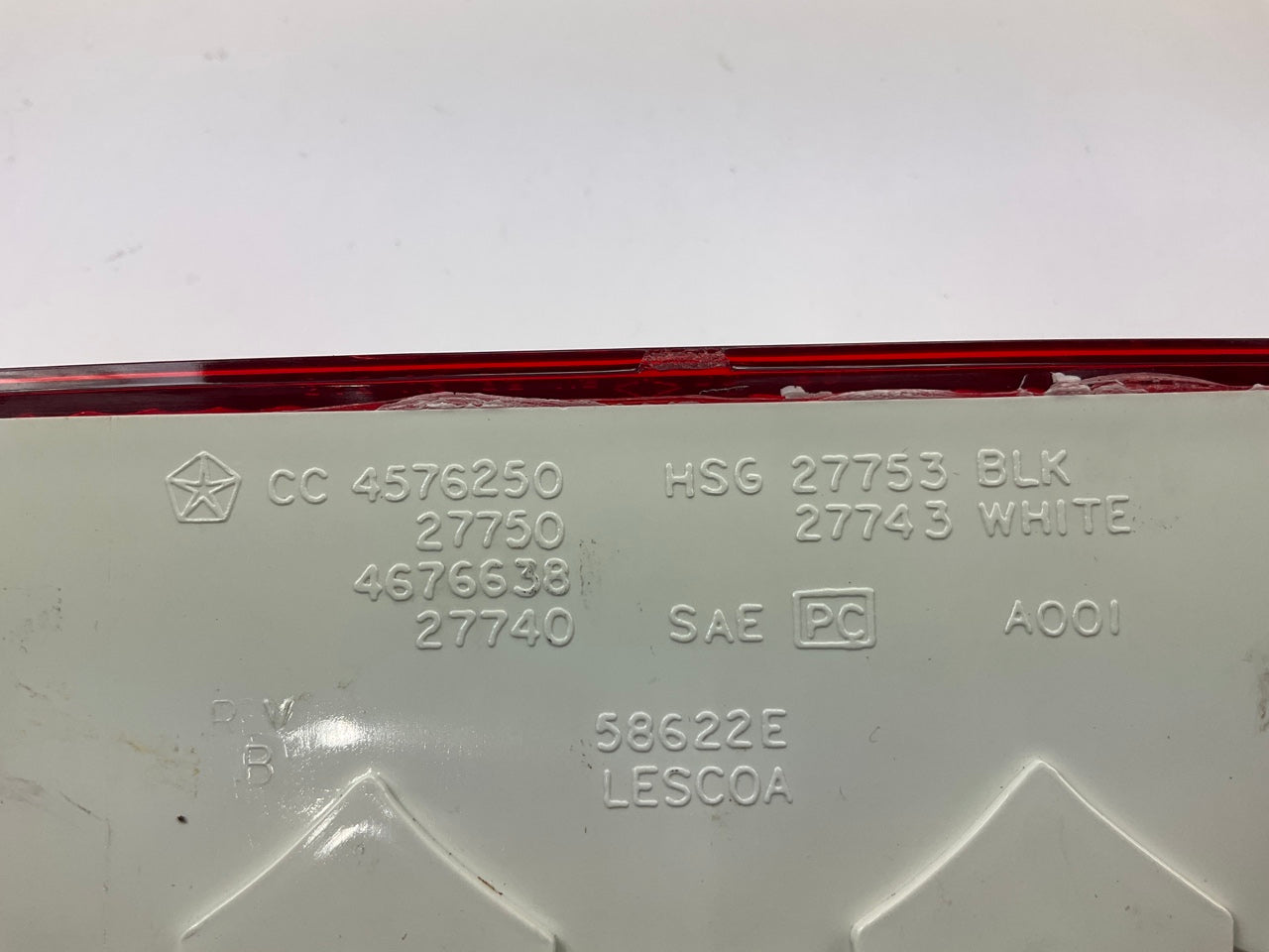 NOS OEM Mopar 4676638 Center High Mount 3rd Stop Brake Light Lamp