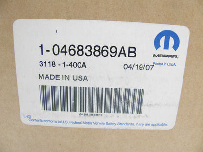 NEW GENUINE OEM Mopar 4683869AB REAR Wheel Hub - Without ABS