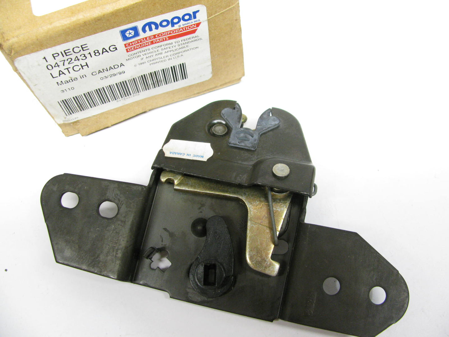 NOS - OEM MOPAR 4724318AG Trunk Lid Latch For 1996-2000 Sebring Convertible