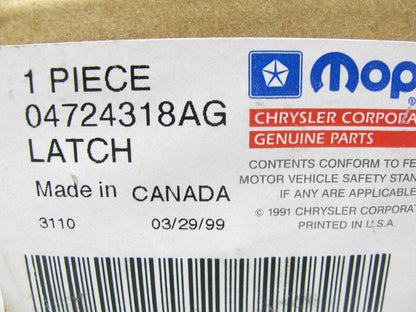 NOS - OEM MOPAR 4724318AG Trunk Lid Latch For 1996-2000 Sebring Convertible