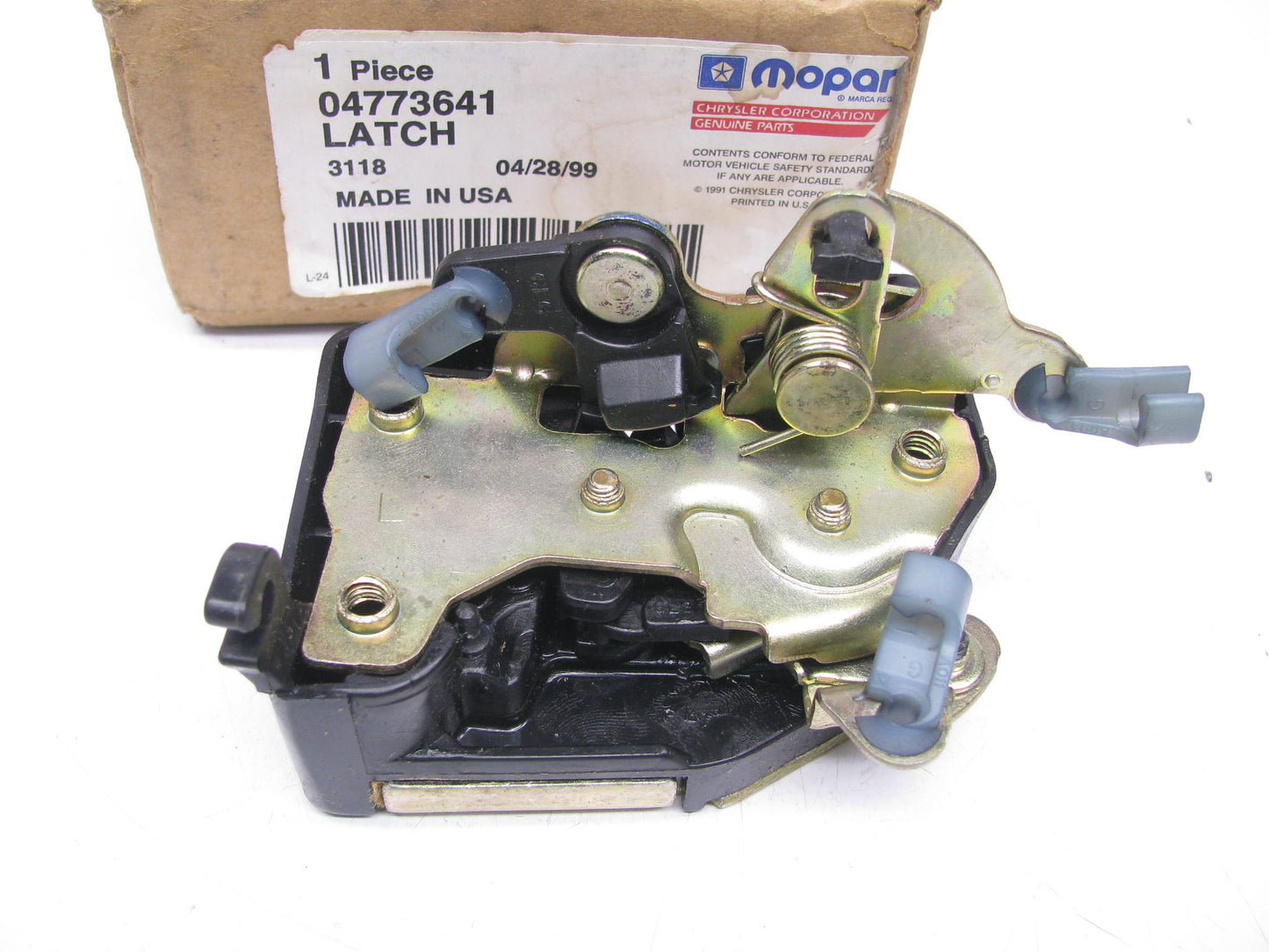 NEW - OEM Mopar 4773641 Rear Left Door Latch For 1993-1996 Jeep Grand Cherokee
