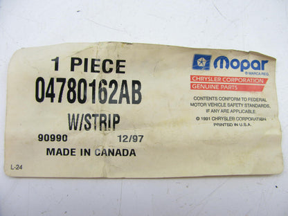 NEW OEM Right Rear Door Glass Run Channel 04780162AB 4780162AB