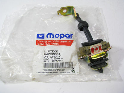 NEW - OEM 4780261 REAR LEFT Door Check Strap Arm For Mopar