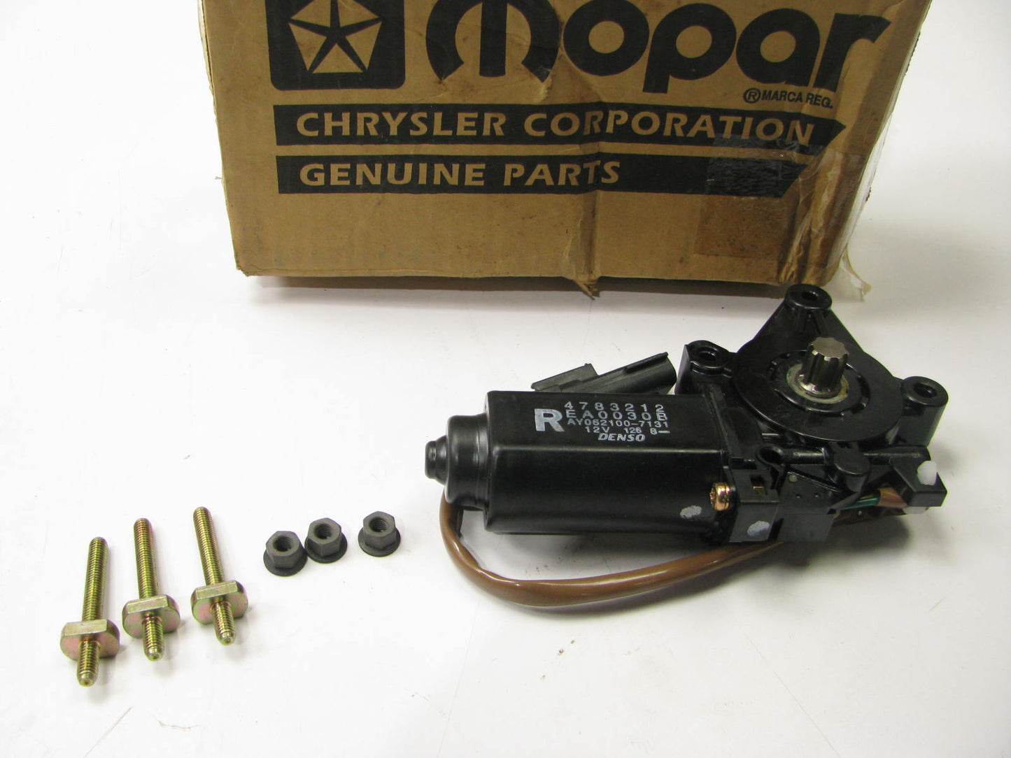NEW - OEM MOPAR 4783212AB Front Right Passenger Power Window Motor