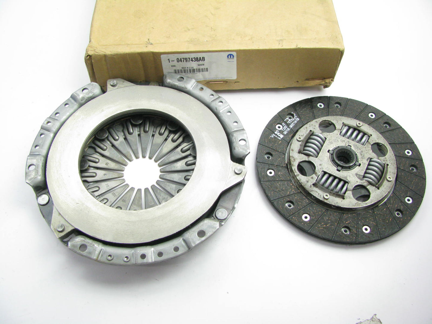 NEW - OEM 4797438AB Clutch Pressure Plate & Friction Disc For Mopar