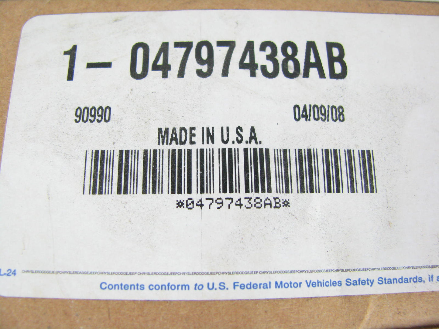 NEW - OEM 4797438AB Clutch Pressure Plate & Friction Disc For Mopar