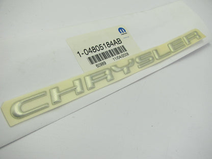 NEW GENUINE OEM 4805184AB REAR Trunk Lid Emblem Badge Nameplate For Mopar
