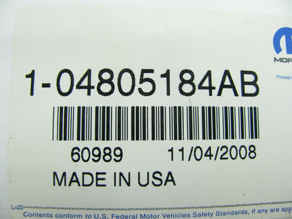 NEW GENUINE OEM 4805184AB REAR Trunk Lid Emblem Badge Nameplate For Mopar