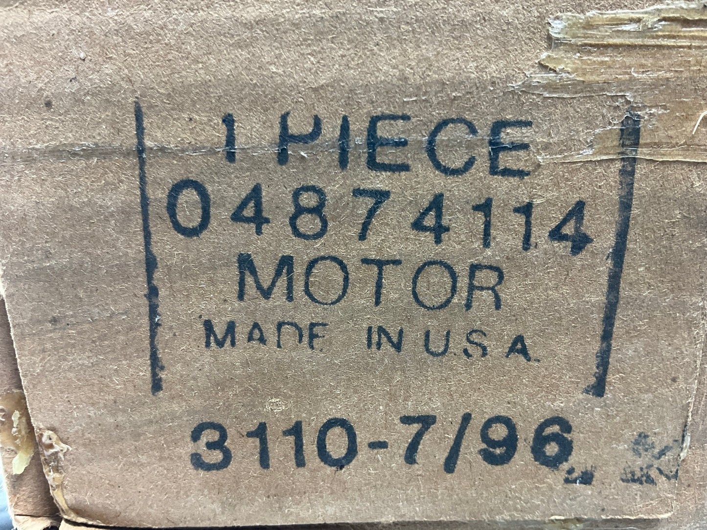 Mopar 4874114 Right Quarter Power Vent Window Motor