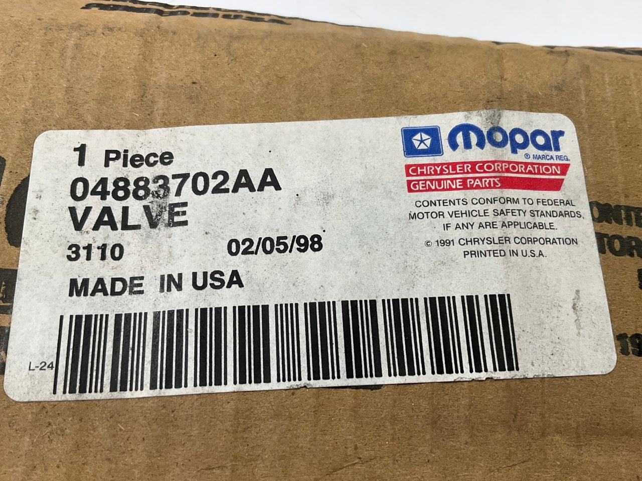 NEW GENUINE 0.005'' O/S, Exhaust Valve OEM For 1997-2000 Dodge Viper 4883702AA