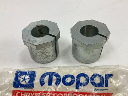 (2) NOS OEM Mopar 4886062AA Ball Joint Caster Adjustment Bushing 3/4 = 17/32 Deg