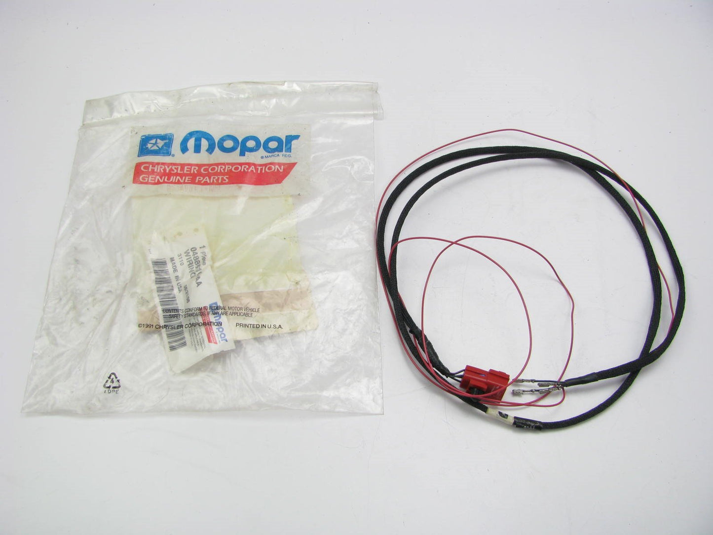 NEW - OEM Mopar 4886109AA Mirror Jumper Wiring For 1997 Dodge Viper