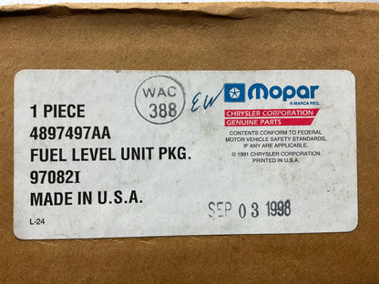 NEW OEM Mopar 4897497AA Fuel Level Sender For 1997 Dodge Ram 1500 2500 3500