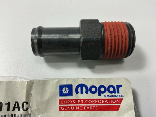 Mopar 5011901AC Heater Core Hose Connector Exhaust Side 98-02 Ram Cummins Diesel