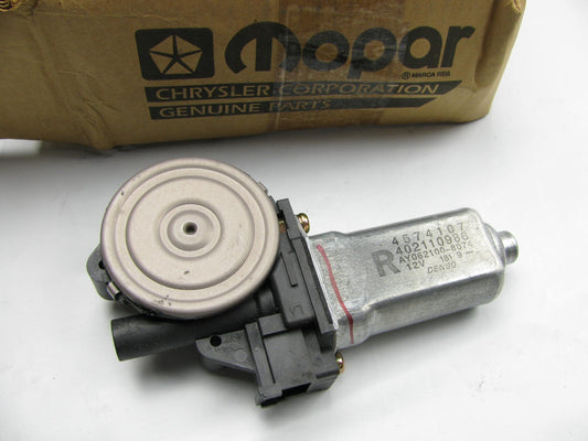 NEW - OEM 5012544AB Front Right Power Window Motor For 99-00 300M, LHS, Concorde