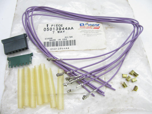 OEM  7-way Connector Pigtail Wiring Harness 05013944AA /  5013944AA