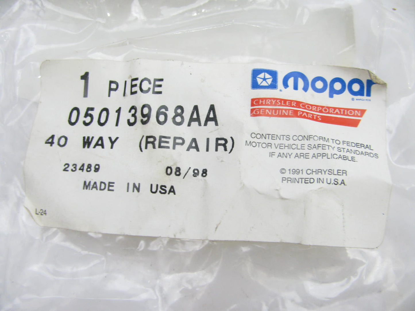 OEM  40-pin Female Connector Pig-tail Repair Harness 05013968AA