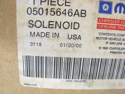 OEM 5015646AB Auto Transmission Control Solenoid A604 40TE 41TE 41TE For Mopar