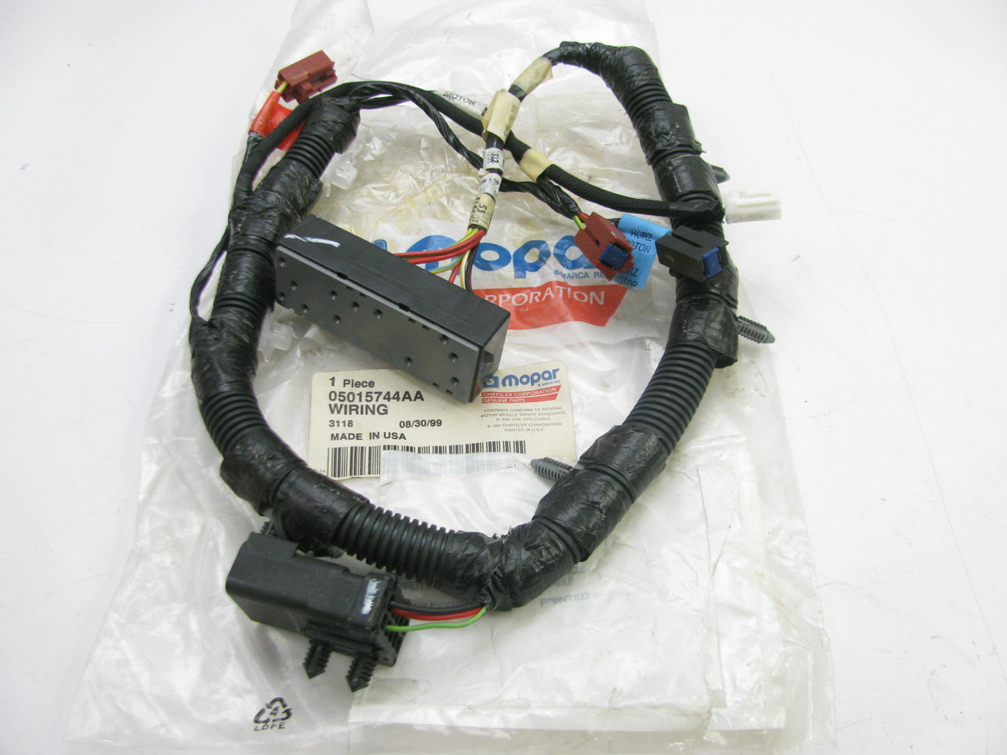 FRONT LEFT 6 Way Power Seat Wire Harness OEM For 00-01 Grand Cherokee 5015744AA