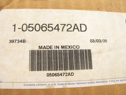 OEM Power Window Motor And Regulator Assembly-  Rear Right  5065472AD