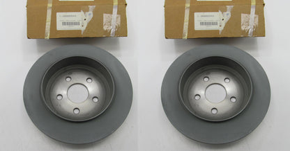 (2) GENUINE OEM For Mopar 5085650AA REAR Brake Rotors