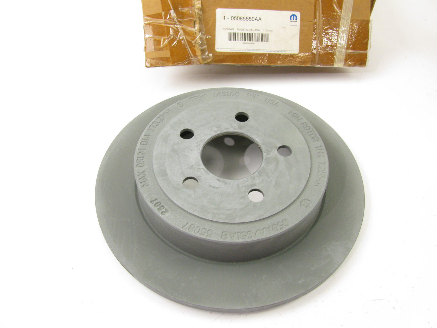 NEW GENUINE OEM For Mopar 5085650AA REAR Disc Brake Rotor