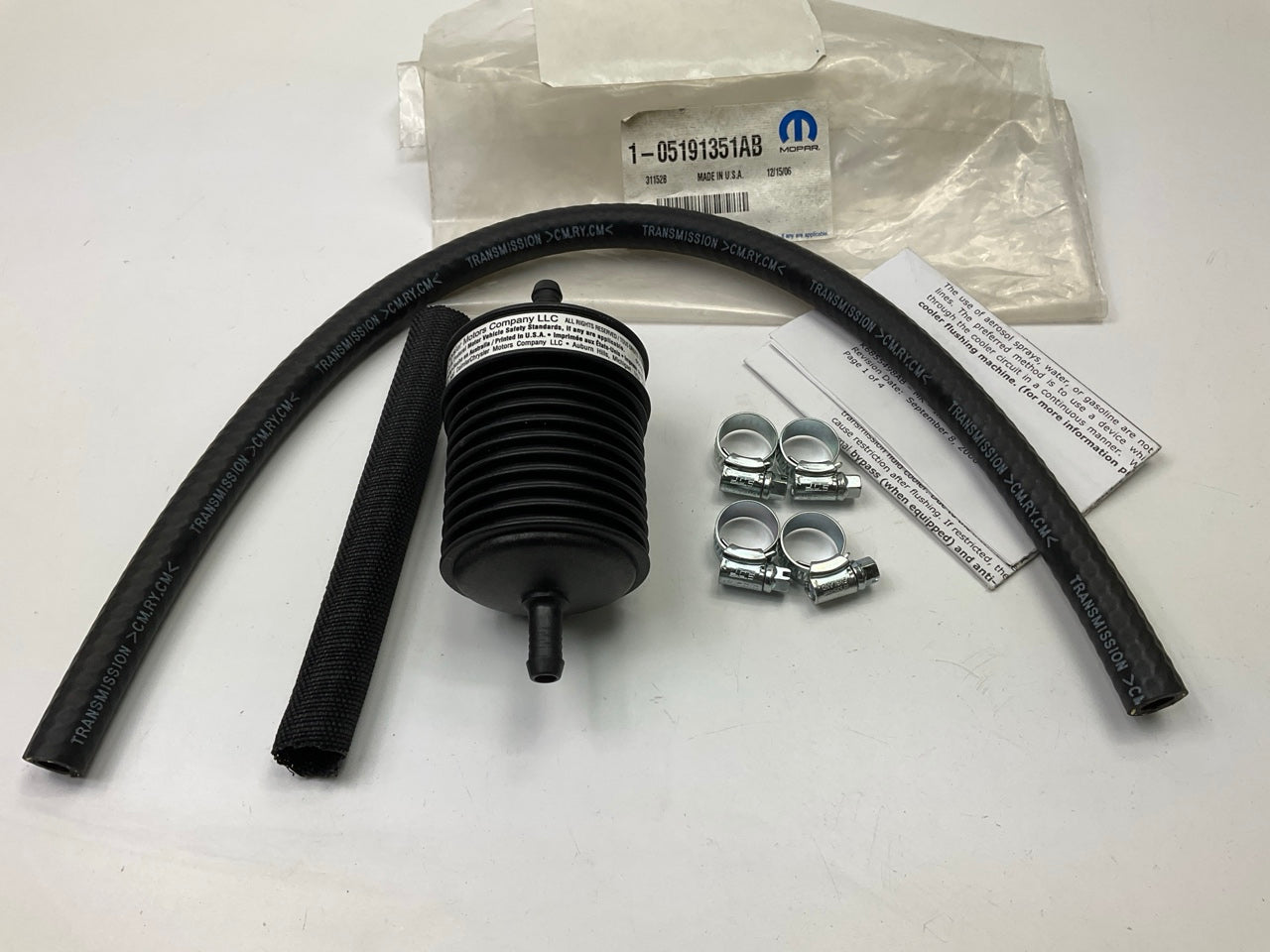 Inline Auto Transmission Filter 5/16'' (8mm), Universal Hot Rod OEM For Mopar