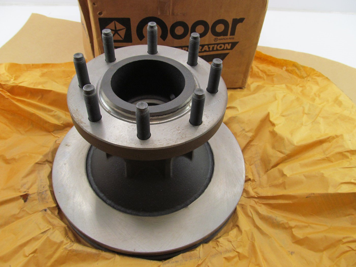 NEW - OEM 52007662 FRONT Brake Rotor & Hub For 1994-1999 Dodge Ram 3500 RWD