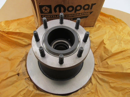 NEW - OEM 52007662 FRONT Brake Rotor & Hub For 1994-1999 Dodge Ram 3500 RWD