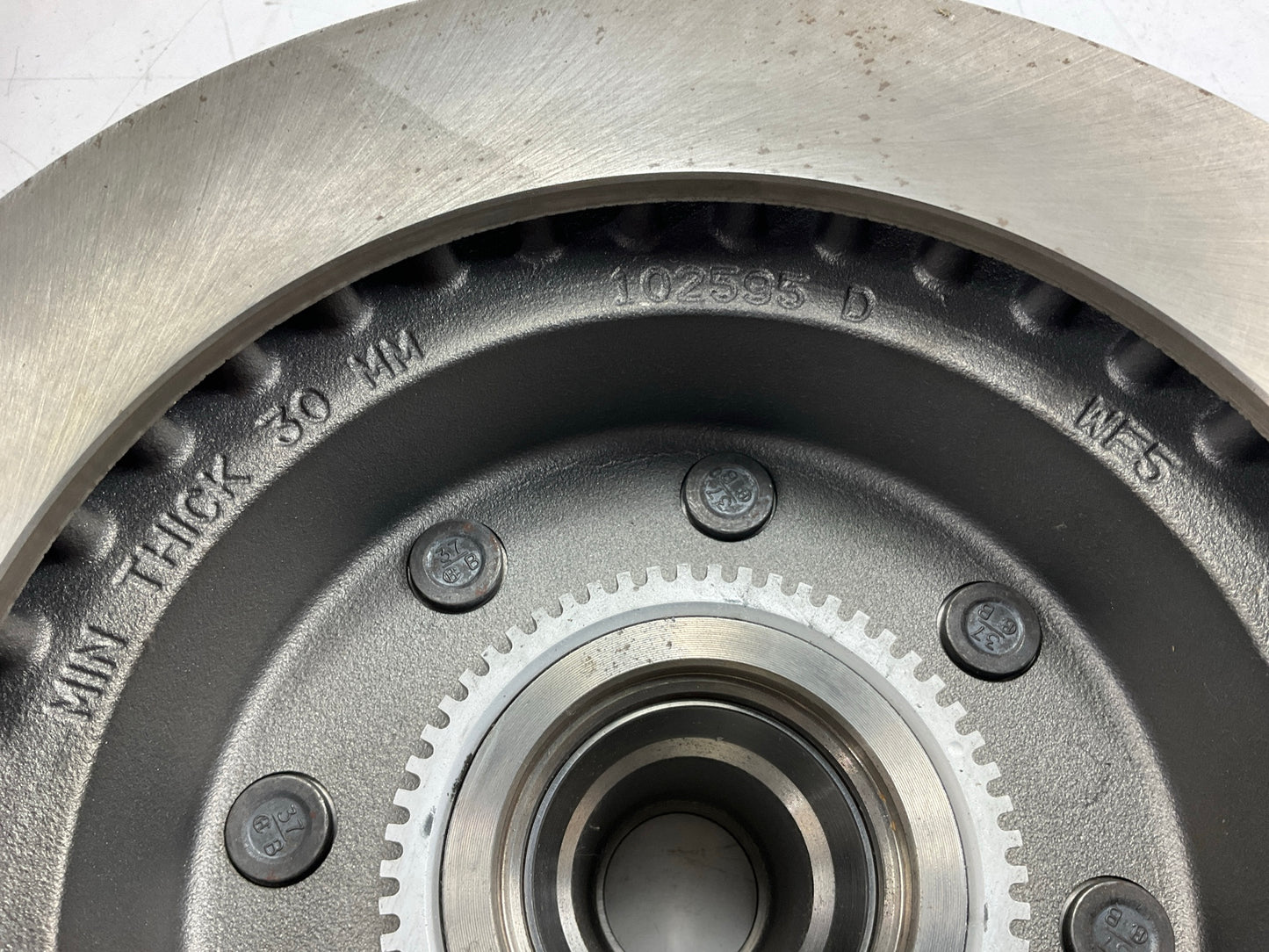 SURFACE RUST OE 52007715 Front Brake Rotor & Hub For 95-97 Dodge B3500 Van 8-LUG