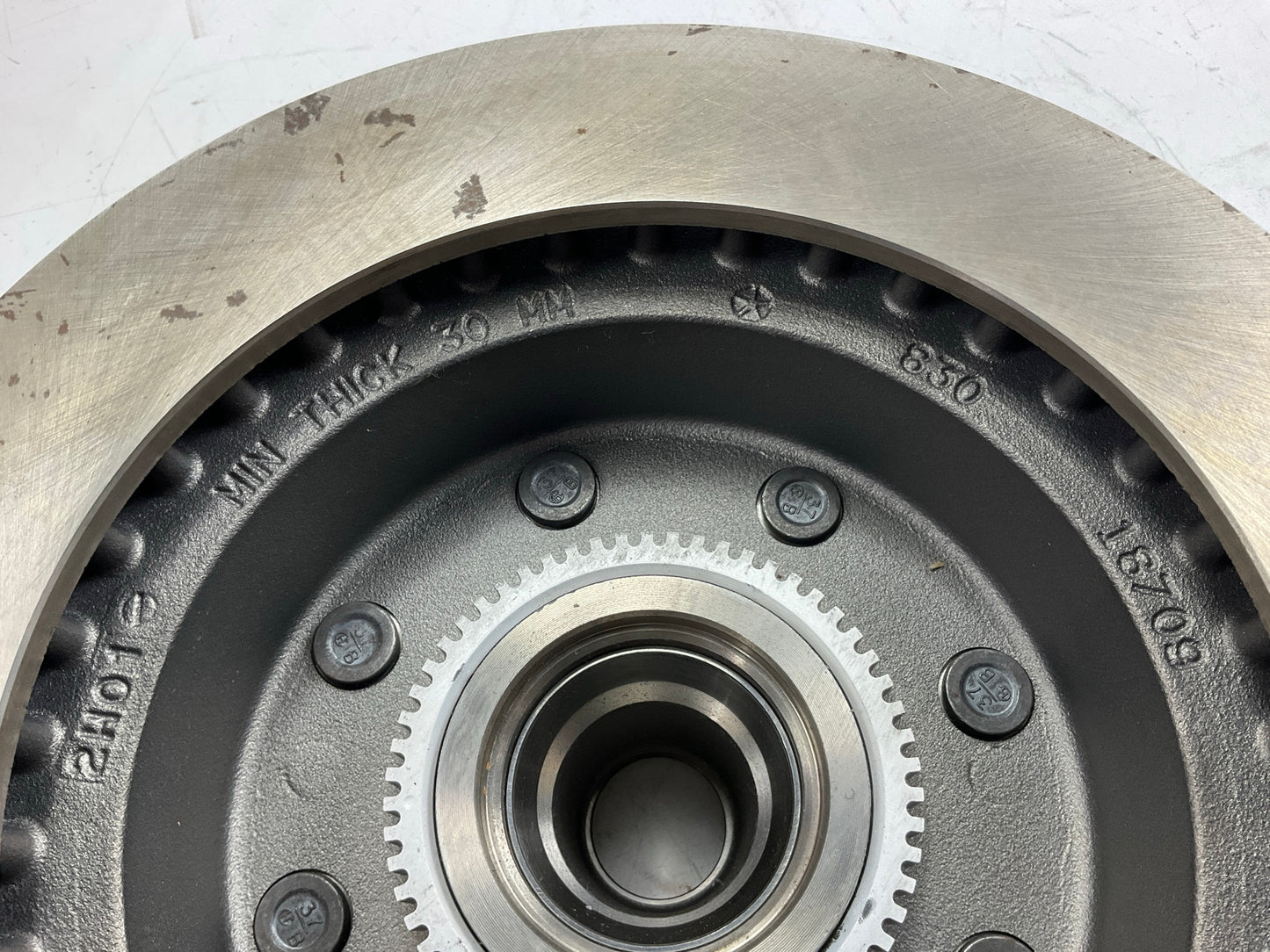 SURFACE RUST OE 52007715 Front Brake Rotor & Hub For 95-97 Dodge B3500 Van 8-LUG