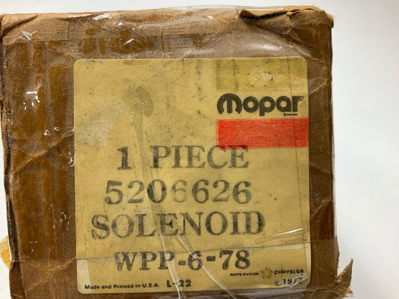 NOS OEM Mopar 5206626 Starter Solenoid  BOSCH # 0331302096