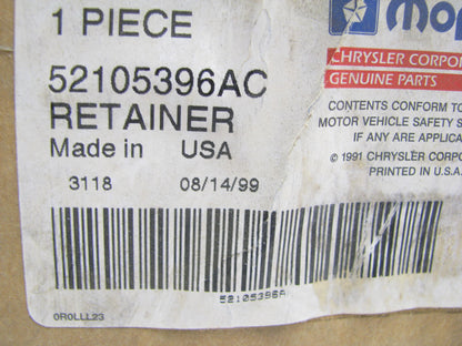 NEW - OEM Mopar 52105396AC Transfer Shift Lever Boot Retainer For 2000 Durango