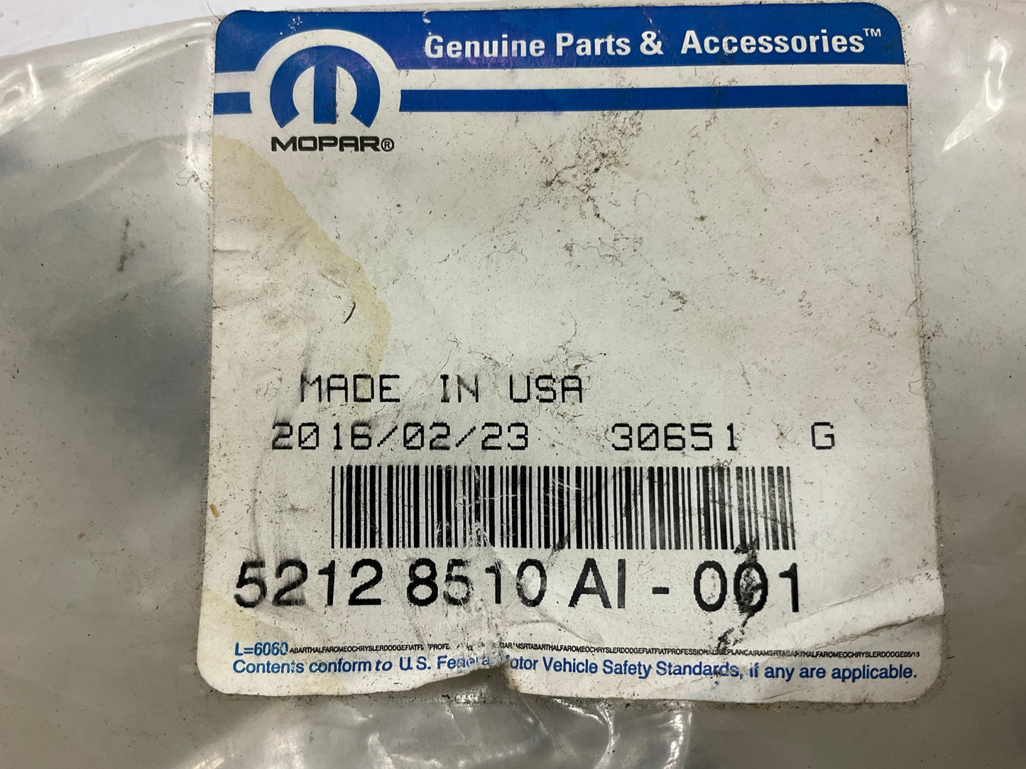 NEW OEM Mopar 52128510AI Rear Right Parking Brake Cable For 06-07 Jeep Liberty