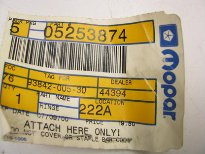 NOS OEM  RH Passenger Hood Hinge  5253874