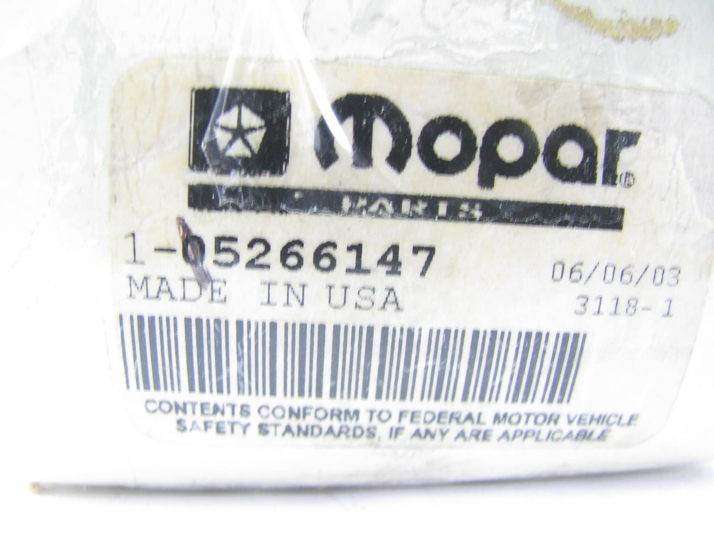 NEW - OEM 5266147 Horn Relay For Mopar