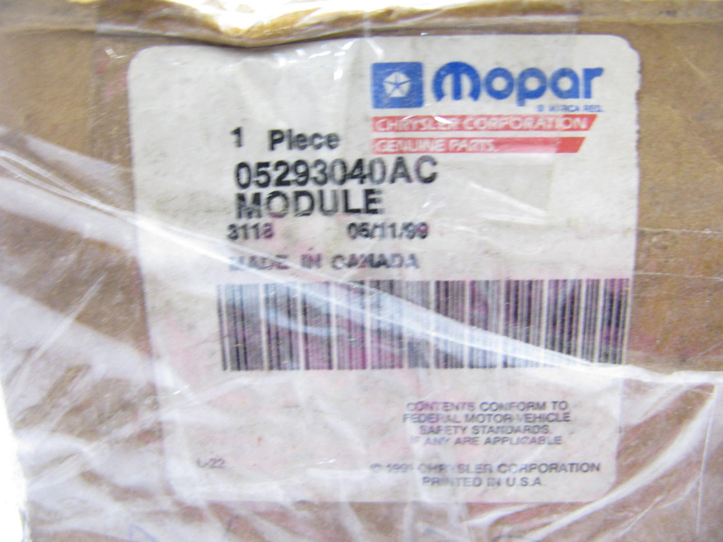 NEW OEM Mopar 5293040AC Keyless Entry Control Receiver Module